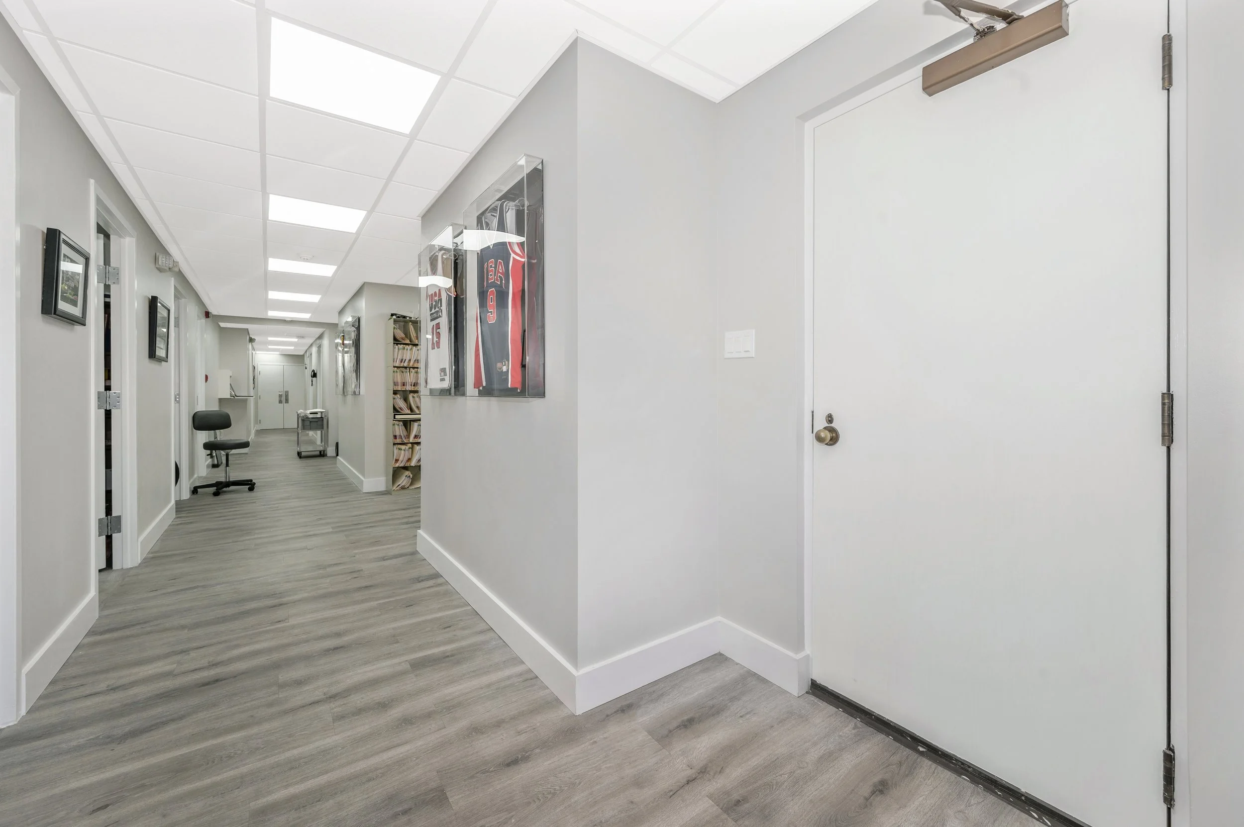 Greenbelt MD office finishes and lighting renovation
