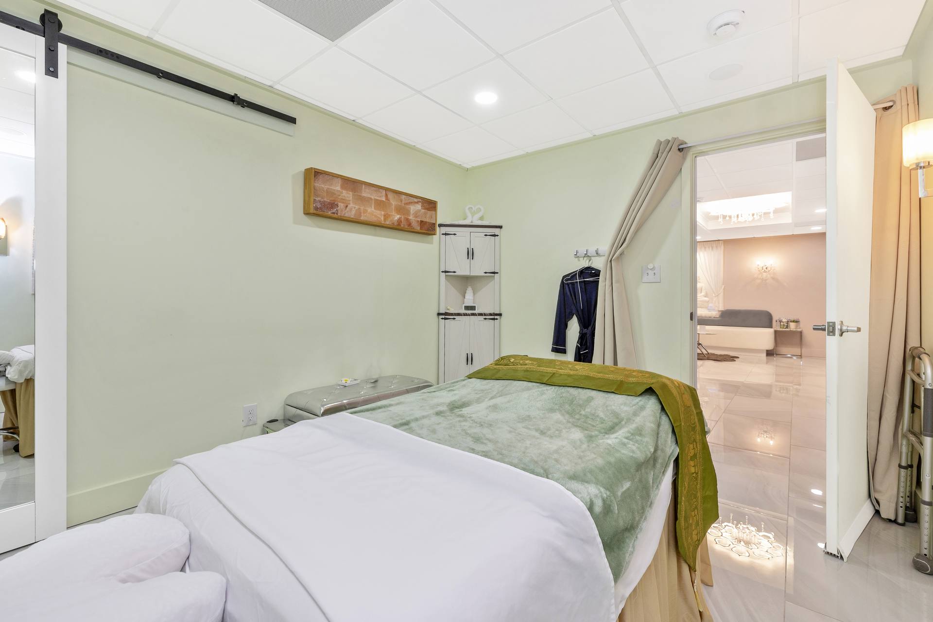 Miracle Thai Massage treatment room lighting Rockville MD