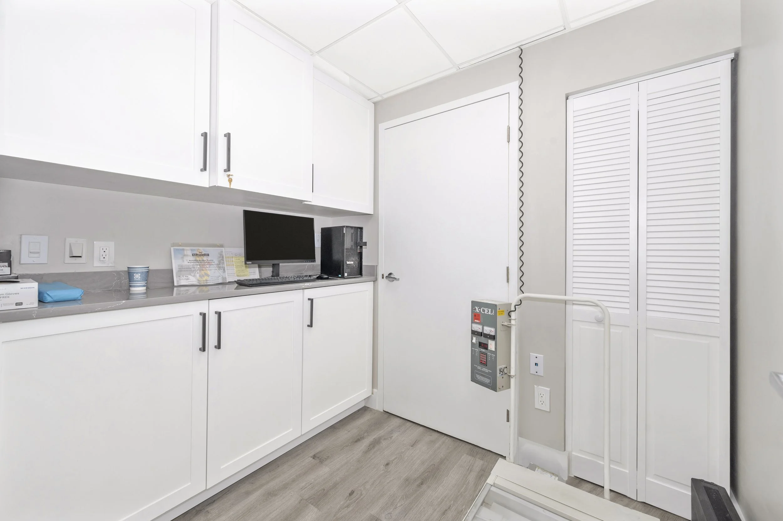 Greenbelt MD office interior renovation completed workspace