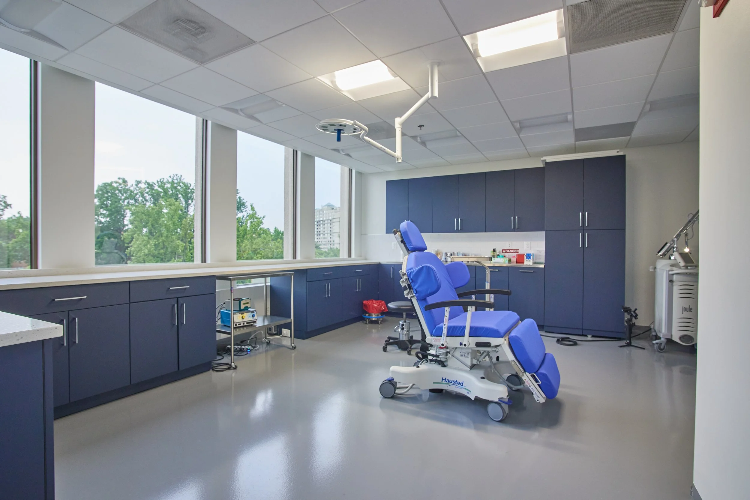 Medical office consultation room Chevy Chase MD by Skyward Construction